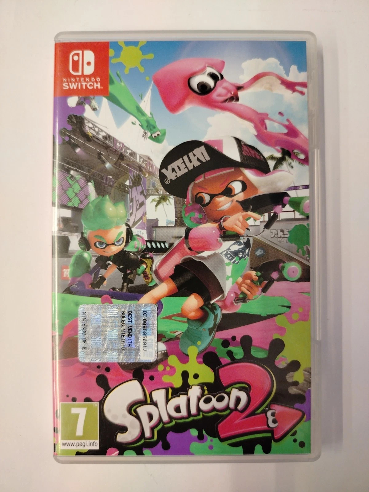 Splatoon 2 Switch Nintendo ITA Triangolo Blu